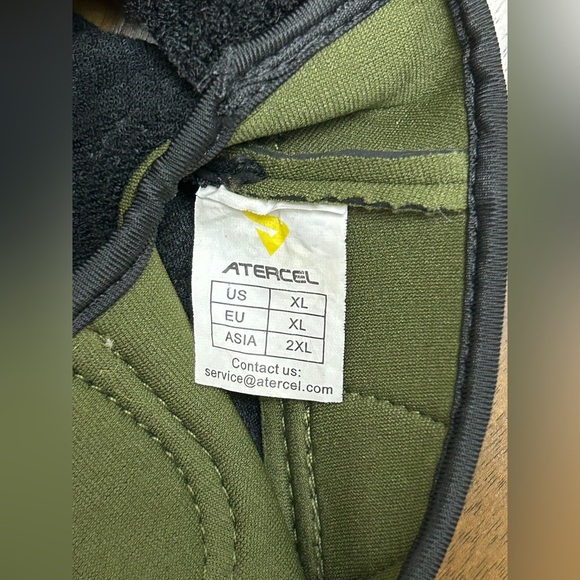 Atercel Black Green  Workout Gloves Exercise Weight Lifting Size XL (0343) - Picture 4 of 7